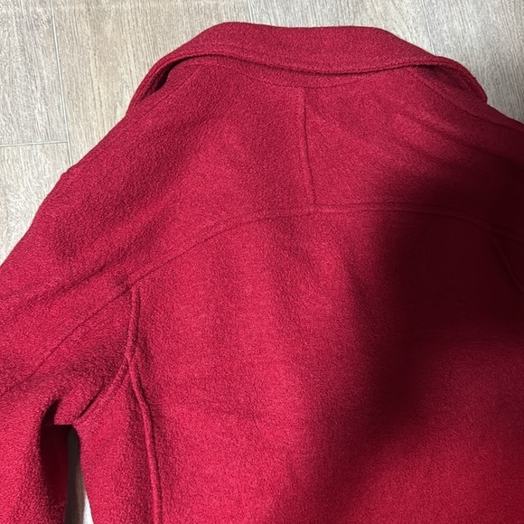 FINAL MARKDOWN! Banana Republic Red Martina Wool Bouclé Coat - Multiple Sizes🔹 - Picture 16 of 16